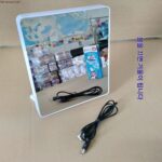 메이크업 매직 미러 테이블 개인화 선물 크리에이티브 스튜디오 사진 프레임 사진 맞춤 제작 LED 직사각형 테이블 램프 - 이미지 2