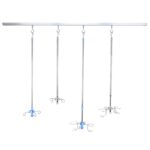 두꺼워진 스테인리스 스틸 천장 레일 주입 스탠드 행거 주입 스탠드 드립 스탠드 병 스탠드 주입 행거 레일 주입 스탠드 - 이미지 5