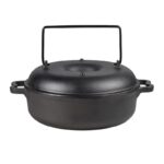 새로운 사각형 주철 구운 고구마 팬 두껍게 구운 감자 밤 옥수수 기계 홈 구운 고구마 팬 노스틱 - 이미지 5