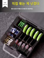 Yifan Seiko 경쟁용 소형 액세서리 실리콘 스페이스 빈 리드 플로트 시트 세트 낚시 용품 전체 세트 메인 라인 그룹