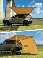젠슨 아웃도어 카 사이드 텐트 RV 사이드 텐트 선쉐이드 캐노피 사이드 텐트 카 선 프로텍션 레인 오프로드 차량 셀프 드라이빙 - 이미지 2