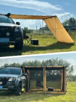 젠슨 아웃도어 카 사이드 텐트 RV 사이드 텐트 선쉐이드 캐노피 사이드 텐트 카 선 프로텍션 레인 오프로드 차량 셀프 드라이빙 - 이미지 5