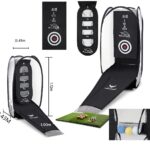 골프 스윙 트레이너, 치핑 연습망, 실내외 연습용품, 접이식으로 타격매트와 볼 배달 가능 - 이미지 4