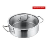 가정용 스테인리스 스틸 핫팟 냄비 유도 쿠커 범용 두꺼운 합성 바닥 수프 냄비 쇠고기 핫팟 레스토랑 사이드 스토브 샤부샤부 - 이미지 2