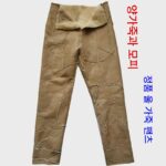 양가죽 바지 남성용 모피 코튼 바지 중년 및 노인 정품 가죽 두꺼운 울 안감 여성용 하이웨이스트 양털 가죽 바지 - 이미지 4