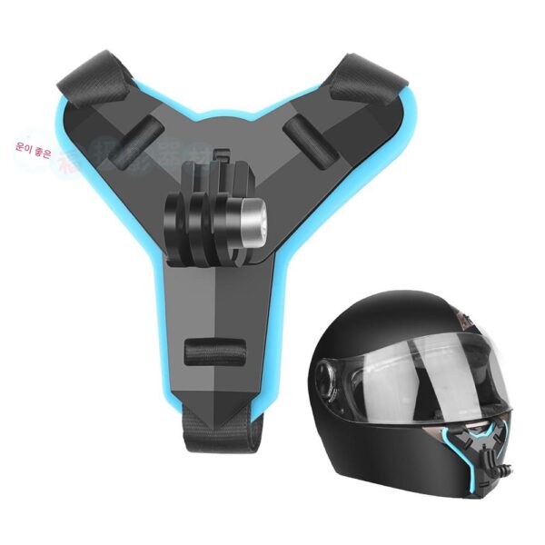 스포츠 카메라 휴대폰 고프로 오토바이 오토바이 헬멧 턱 받침대 받침대 산개 작은 개미 형광석에 적용 가능