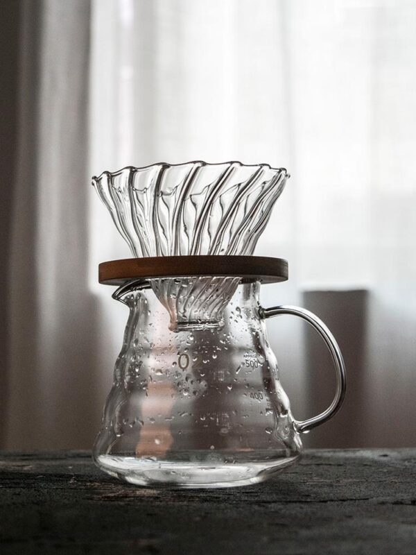 드립 커피포트 세트 필터 커피필터 컵 V60 커피쉐어링 포트 유리 가정용 클라우드 포트