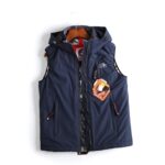 외국 무역 오리지널 가을과 겨울 야외 레저 스포츠 두꺼운 따뜻한 면 조끼 다중 포켓 작업복 면 재킷 조끼 남성 재킷