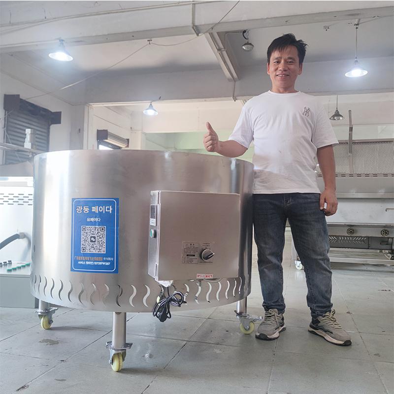 main_602600100035_0-1 상업용 에너지 절약 지능형 온도 조절 가스 전기 원형 튀김 기름 두부 콩기름 과일 감자 칩 고기 닭발 생선 튀김 용광로 - 이미지 1