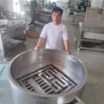 상업용 에너지 절약 지능형 온도 조절 가스 전기 원형 튀김 기름 두부 콩기름 과일 감자 칩 고기 닭발 생선 튀김 용광로 - 이미지 3