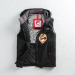 외국 무역 오리지널 테일 상품 남성 겨울 야외 두꺼운 코튼 조끼 후드 방풍 따뜻한 재킷 작업복 코튼 코트 대형 사이즈 - 이미지 4