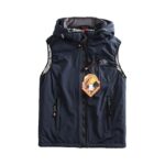 외국 무역 오리지널 테일 상품 남성 겨울 야외 두꺼운 코튼 조끼 후드 방풍 따뜻한 재킷 작업복 코튼 코트 대형 사이즈 - 이미지 5