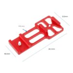 Feichao 카메라 트랙 도킹 고정 장치 20MM 레일 장착 블록 GoPro13 및 기타 스포츠 카메라 레일 고정 장치 - 이미지 5