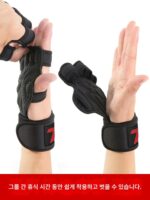 풀업 그립 보호 기능이 있는 피트니스 반손 장갑, 스포츠 손목 보호대, 철봉, 데드리프트, 덤벨, 착용 및 탈의가 간편합니다. - 이미지 4