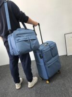 수출 여행 가방 트롤리 케이스에 넣을 수 있는 다기능 탑승 가방 싱글 숄더 크로스바디 단거리 짐 가방 엄마와 아이 가방 - 이미지 2