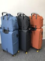 수출 여행 가방 트롤리 케이스에 넣을 수 있는 다기능 탑승 가방 싱글 숄더 크로스바디 단거리 짐 가방 엄마와 아이 가방 - 이미지 5