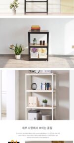 랙은 간단하고 조립하기 쉽습니다. 실내 다층 바닥 보관 랙은 침실 주방 정리용 바닥 보관 랙입니다. - 이미지 3