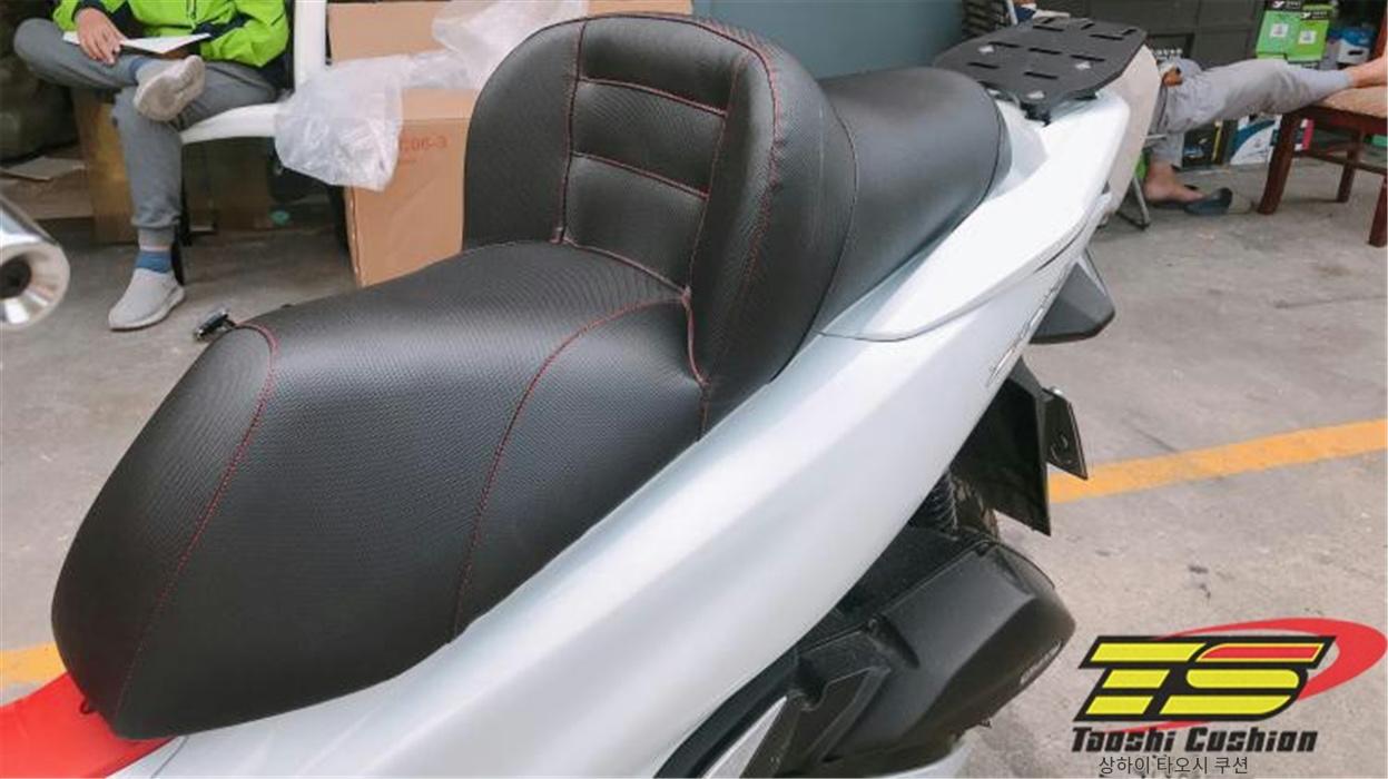 main_606642631003_0-1 Honda pcx150pcx160 개조 오토바이 시트 쿠션 확대 허리 지지대 액세서리 개조 부품 사용자 정의에 적합 - 이미지 1