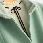 가을, 겨울 신상품, 대형 브랜드, 할인, 캐비닛 철거, 라벨 절단, 해외 무역, 고급 여성복, 꼬리 상품, 느슨한 케이프, 코트, 모직 코트 - 이미지 3