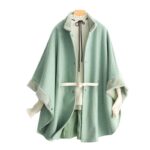 가을, 겨울 신상품, 대형 브랜드, 할인, 캐비닛 철거, 라벨 절단, 해외 무역, 고급 여성복, 꼬리 상품, 느슨한 케이프, 코트, 모직 코트 - 이미지 5