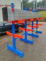 맞춤형 캔틸레버 랙 창고 보관 하드웨어 강철 파이프 알루미늄 브라켓 단면 및 양면 중장비 캔틸레버 랙 - 이미지 2