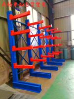 맞춤형 캔틸레버 랙 창고 보관 하드웨어 강철 파이프 알루미늄 브라켓 단면 및 양면 중장비 캔틸레버 랙 - 이미지 4