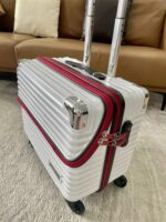 일본 18인치 소형 캡틴 스튜어디스 트롤리 케이스 경량 세관 비밀번호 가방 비즈니스 컴퓨터 짐 상자 - 이미지 3