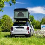 야외 캠핑 차량 루프 텐트 자율 주행 장비 더블 유압 자동 SUV 지상 텐트 - 이미지 2