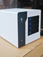 4슬롯 블랙 Synology i3/i5 Feiniu NAS 기가비트 2.5g 네트워크 포트 오디오 및 비디오 개인 클라우드 스토리지 저전력 소모 및 무소음 - 이미지 3
