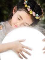 LED 발광 볼 램프 충전식 야외 방수 장식 조명 볼 다채로운 안뜰 구형 조명 조경 원형 조명 빌라