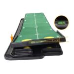 사무실 및 실내 퍼팅 그린 연습 용품에 적합한 조절식 경사로가 있는 한국산 벨벳 골프 퍼팅 연습 도구