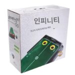 사무실 및 실내 퍼팅 그린 연습 용품에 적합한 조절식 경사로가 있는 한국산 벨벳 골프 퍼팅 연습 도구 - 이미지 5