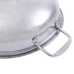 둥근 바닥 수프 냄비 오목 유도 쿠커 특수 냄비 스테인리스 스틸 가정용 핫팟 뾰족한 바닥 찜통 수프 숟가락 체 포함 - 이미지 3