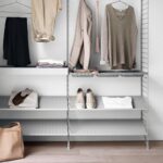 스웨덴 스트링 벽걸이 선반 금속 선반 신발장 잡지 층 벽걸이 책장 거실 선반 - 이미지 4