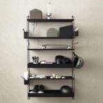 스웨덴 스트링 벽걸이 선반 금속 선반 신발장 잡지 층 벽걸이 책장 거실 선반 - 이미지 5