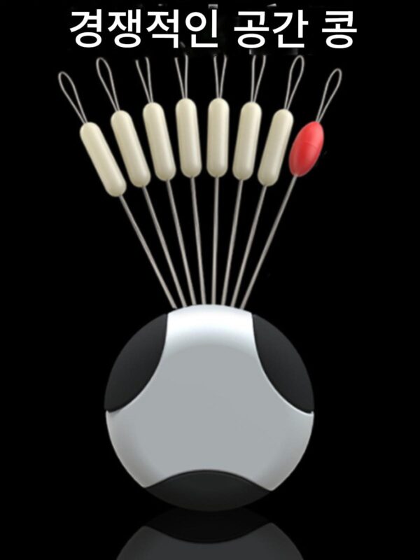 경쟁력 있는 7+1 낚시 블랙핏 인비저블 고품질 실리콘 스페이스 빈 박스 원통형 대형 초단선 라인 세트 액세서리