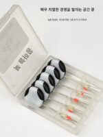 경쟁력 있는 7+1 낚시 블랙핏 인비저블 고품질 실리콘 스페이스 빈 박스 원통형 대형 초단선 라인 세트 액세서리 - 이미지 2