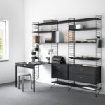 스웨덴 스트링 벽걸이 벽선반 아이언 아트 다층 책장 거실 TV 벽걸이 브라켓 무료 조합 - 이미지 4