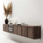 스웨덴 스트링 벽걸이 벽선반 아이언 아트 다층 책장 거실 TV 벽걸이 브라켓 무료 조합 - 이미지 5