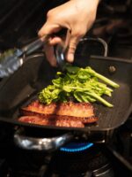 마이어 메이야 노스틱 팬 24cm 사각 홈 스테이크 팬 프라이팬 인덕션 쿠커 가스 스토브 유니버셜