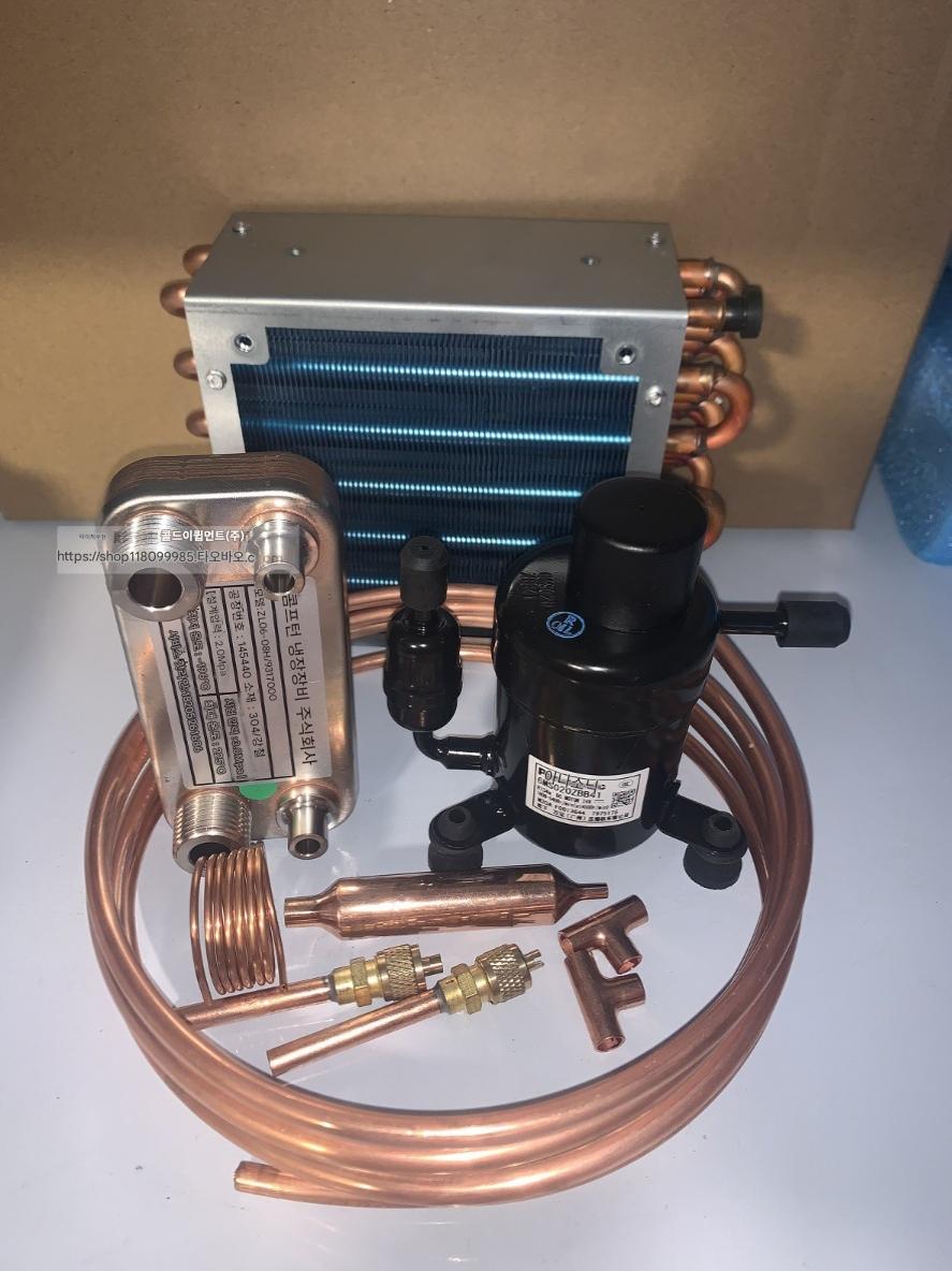 main_614998810043_0-1 DIY 소형 에어컨/냉각기 부품 세트 압축기 냉장 - 이미지 1