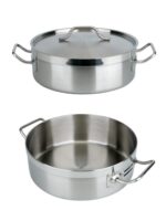 두꺼워진 스테인리스 사이드 스토브 유도 쿠커 범용 핫팟 특수 냄비 상업용 차오산 쇠고기 핫팟 더블 귀 냄비