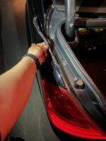 메르세데스-벤츠 S350S400 트렁크 워터 디플렉터 테일 커버 워터 채널 S600 테일라이트 방수 고무 스트립 트림 W221