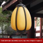 야외 방수 호박 샹들리에 선룸 파빌리온 안뜰 발코니 복도 통로 새로운 중국 스타일 선 그린 시티 같은 스타일