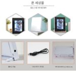 매직 미러 맞춤형 사진 발광 사진 프레임 거울 프런트 데스크 부스 장식 이벤트 상품 창의적인 생일 휴일 선물 - 이미지 3