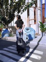 Dezòd 휴대용 미니 트롤리 접이식 홈쇼핑, 익스프레스 배송 및 소포 수령을 위한 핸드풀, 가벼운 무게 - 이미지 2