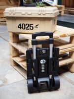 Dezòd 휴대용 미니 트롤리 접이식 홈쇼핑, 익스프레스 배송 및 소포 수령을 위한 핸드풀, 가벼운 무게 - 이미지 4