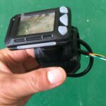 24v5인치 5.5인치 전기 스쿠터 LCD 계기판 컨트롤러 탄소 섬유 전자 브레이크 액세서리 홀 없음 - 이미지 3