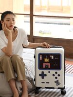 왕삼촌은 트롤리 케이스, 어린 시절 추억, 여행 케이스, 가방, 학생, 남녀 모두를 위한 2024인치 신형, 범용 휠만 판매합니다.