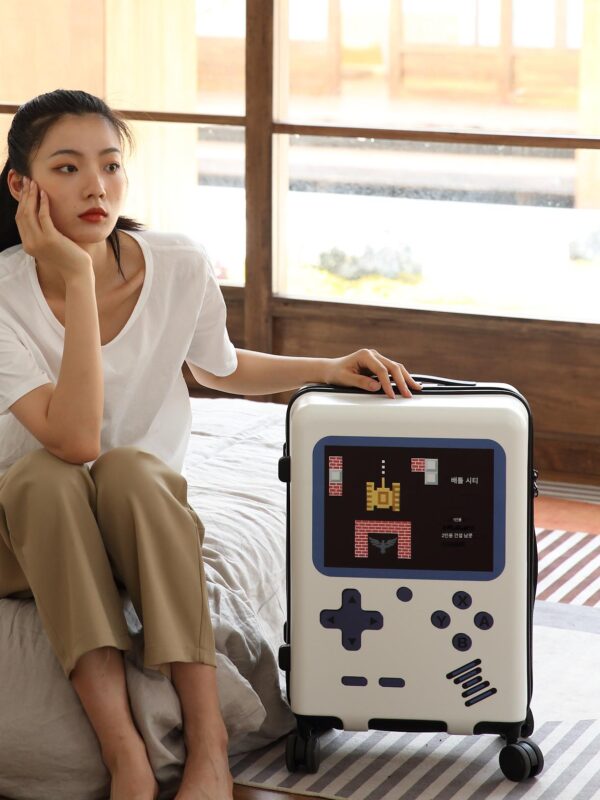 왕삼촌은 트롤리 케이스, 어린 시절 추억, 여행 케이스, 가방, 학생, 남녀 모두를 위한 2024인치 신형, 범용 휠만 판매합니다.